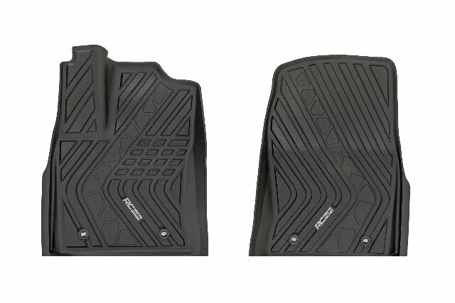 Rough Country Flex-Fit Floor Mats FR CrewMax for Toyota Tundra 22-25 -1