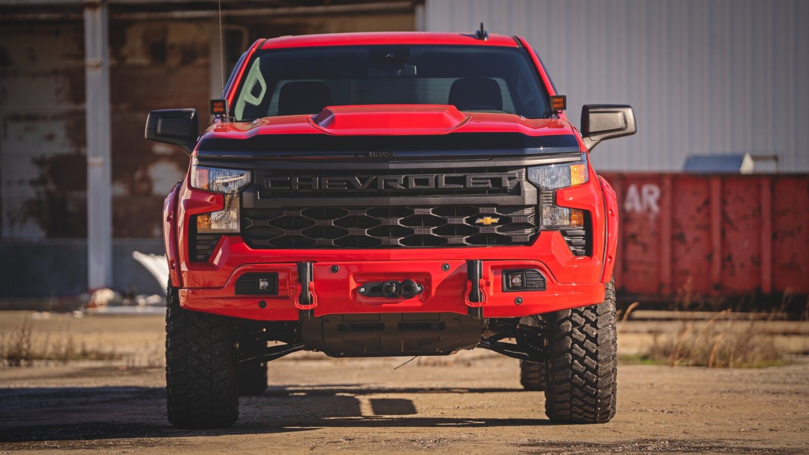 Rough Country Hood Protector Gloss Black Chevy Silverado 1500 19-26 & Classic HP10010-RCGB