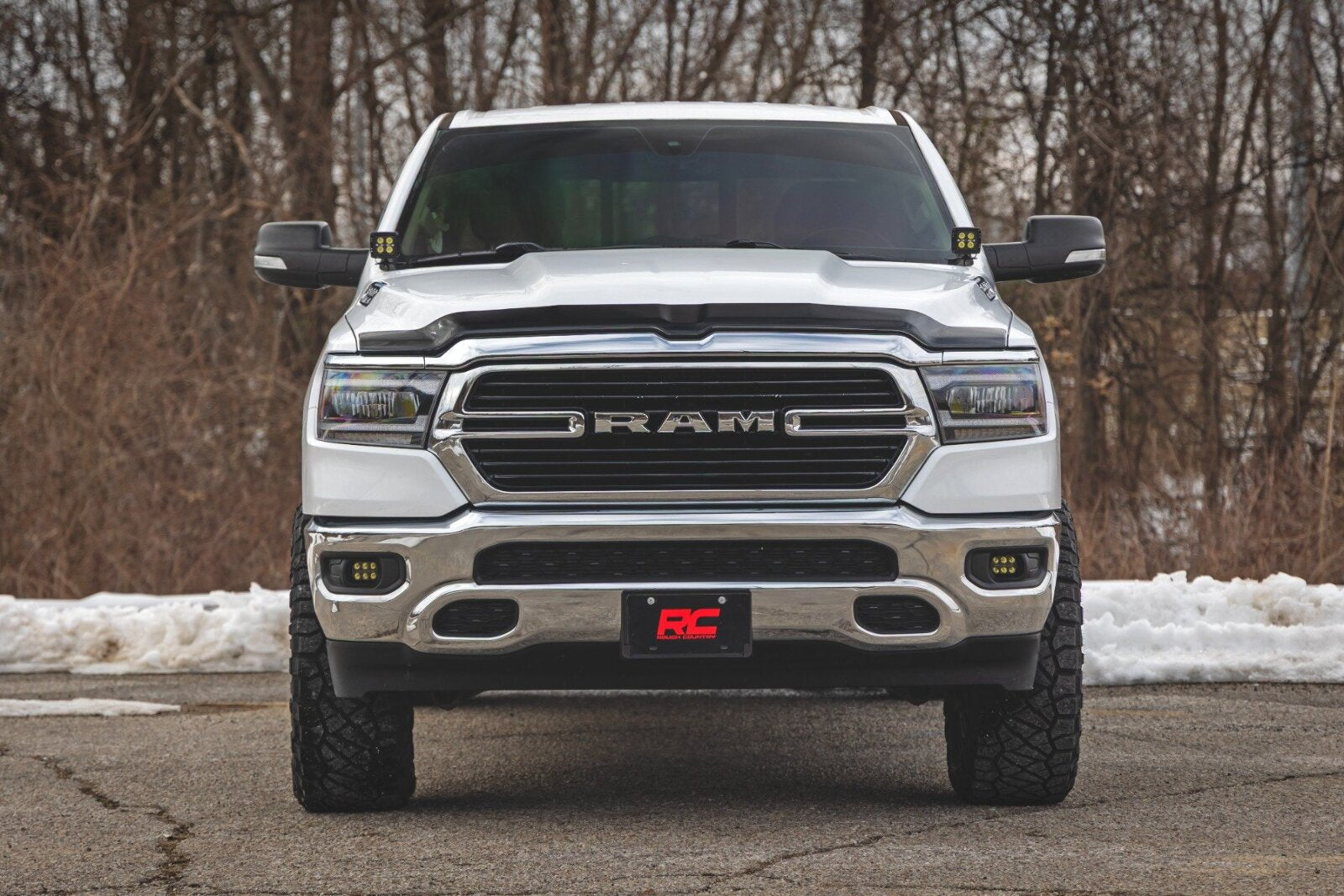 Rough Country Hood Protector Gloss Black for Ram 1500 2019-2025 HP20010-RCGB