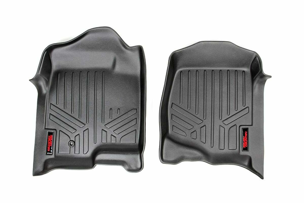 Rough Country Heavy Duty Floor Mats [Front] - 07-13 Chevy Silverado/GMC Sierra M-2071