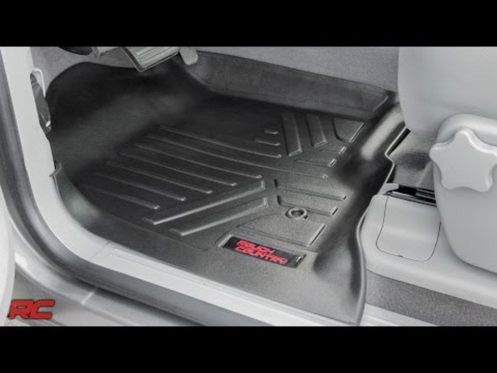 Rough Country Heavy Duty Floor Mats [Front] - 07-13 Chevy Silverado/GMC Sierra M-2071