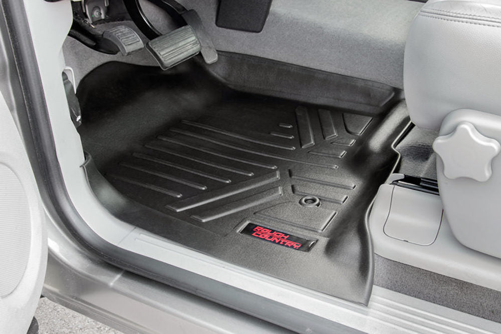 Rough Country Heavy Duty Floor Mats [Front] - 07-13 Chevy Silverado/GMC Sierra M-2071