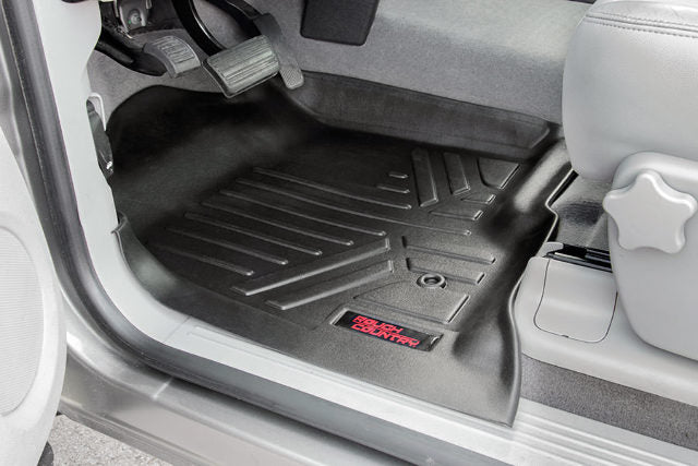 Rough Country Heavy Duty Floor Mats [Front] - 07-13 Chevy Silverado/GMC Sierra -4