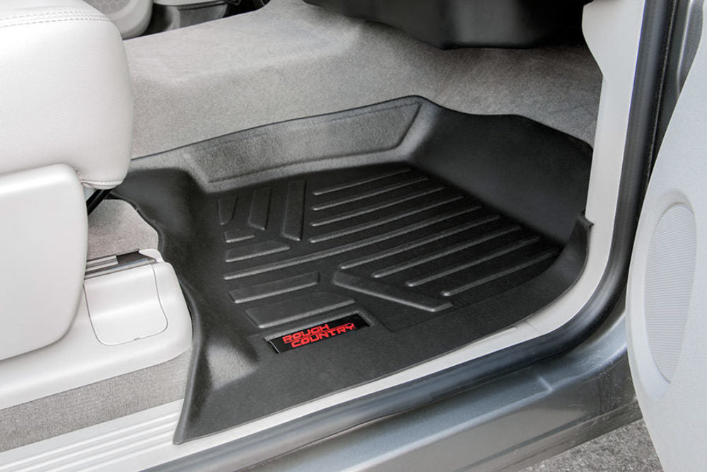 Rough Country Heavy Duty Floor Mats [Front] - 07-13 Chevy Silverado/GMC Sierra M-2071