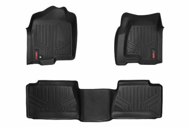 Rough Country HD Floor Mats [F/R]-99-06 Chevy Silverado/GMC Sierra Ext. Cab M-29912