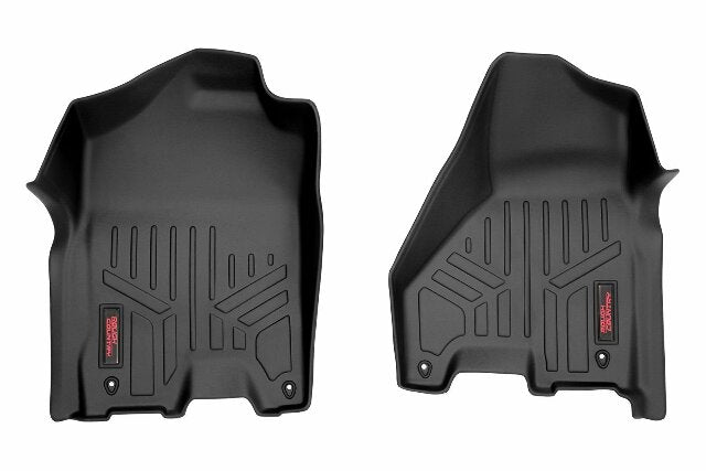 Rough Country Heavy Duty Floor Mats [Front]12-18 For Dodge/RAM, Crew/Mega Cab -1