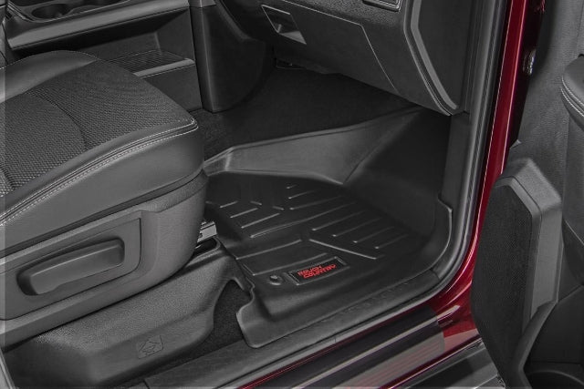 Rough Country Heavy Duty Floor Mats [F/R]-19-20 for RAM Crew Cab Full Console M-31412