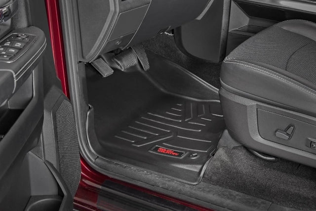 Rough Country Heavy Duty Floor Mats [F/R]-19-20 for RAM Crew Cab Full Console M-31412