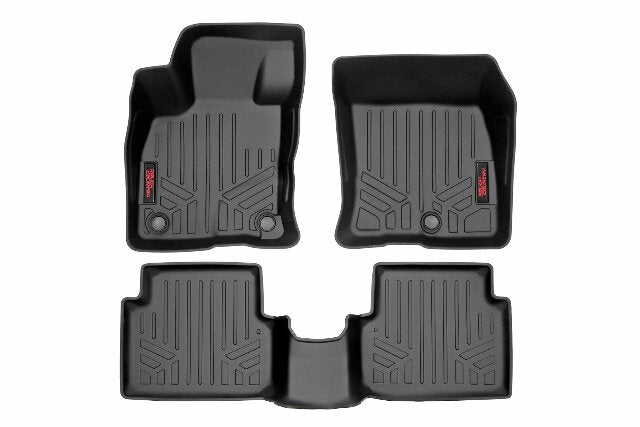 Rough Country Floor Mats Front and Rear for Ford Maverick EcoBoost 2022-2025 -1