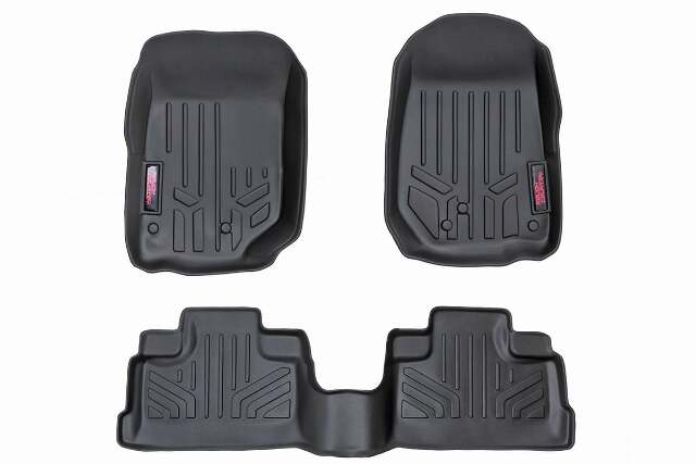 Rough Country Heavy Duty Floor Mats [F/R] fits 07-13 Jeep JK Wrangler Unlimited M-60712