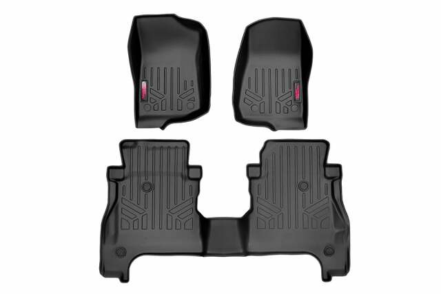 Rough Country Heavy Duty Floor Mats For Jeep Gladiator JT 2020-2025 -1