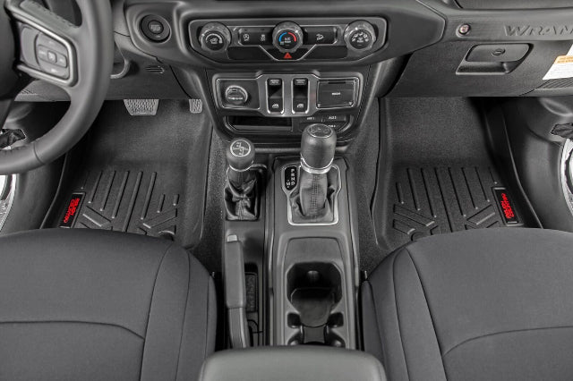 Rough Country Heavy Duty Floor Mats For Jeep Gladiator JT 2020-2025 -2