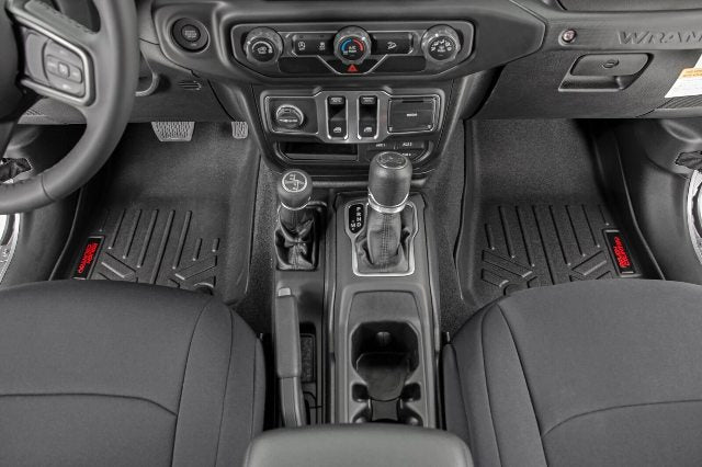 Rough Country HD Floor Mats F&R Under Seat No Lock Storage for 20 Gladiator JT M-61505
