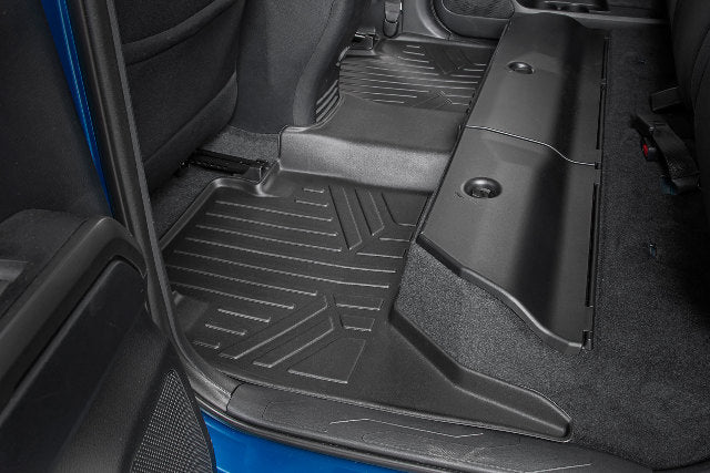 Rough Country Heavy Duty Floor Mats [Frt/Rr]-16-20 for Toyota Tacoma Double Cab -5