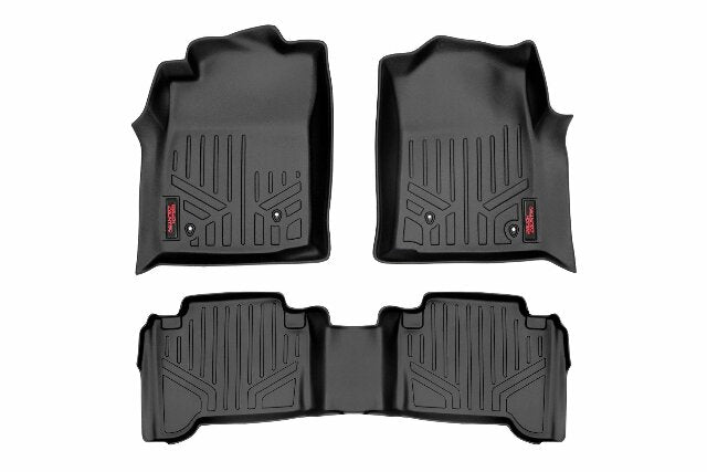 Rough Country Floor Mats Front and Rear for Toyota Tacoma 2WD/4WD 2005-2011 -1