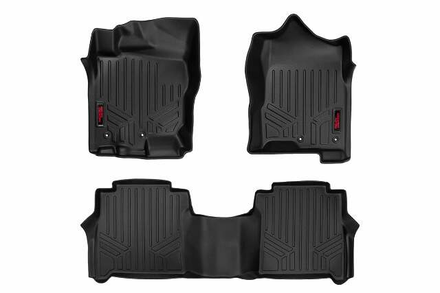 Heavy Duty Mats Front & Rear-16-20 Nissan Titan, Titan XD Crew Cab M-81712