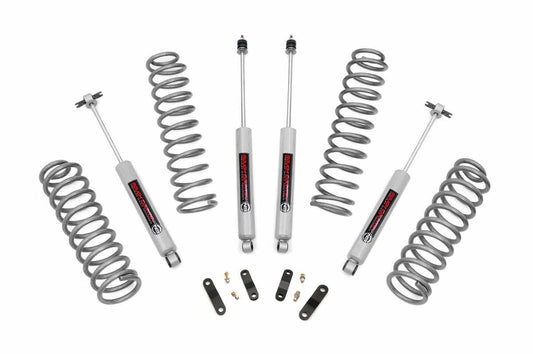 Rough Country 2.5" Suspension Lift w Shocks for Wrangler JK 07-18 2Dr PERF678