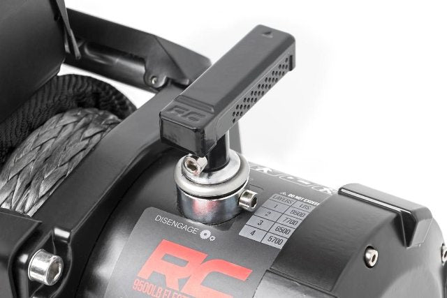 9500lb Pro Series Electric Winch Synthetic Rope
