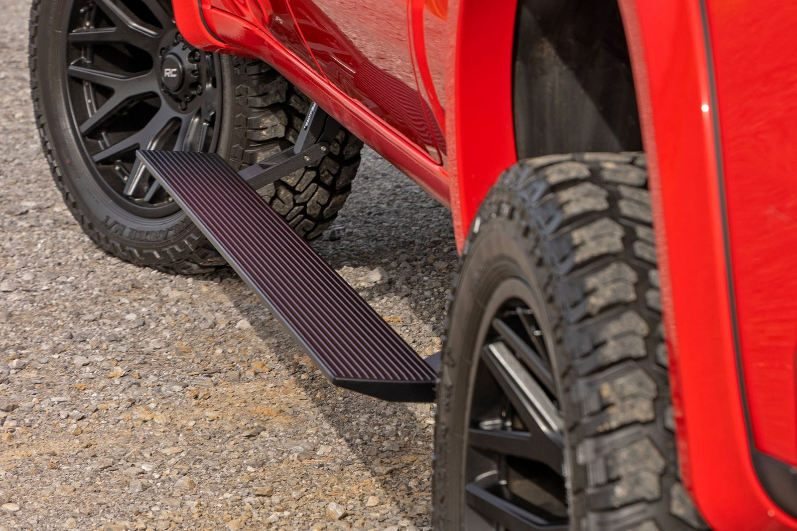 Rough Country Power Running Boards Lighted Crew Cab Chevy/GMC 1500/2500HD 19-26