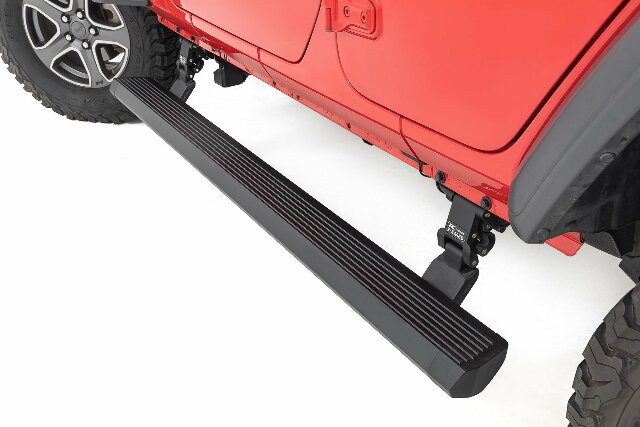 Rough Country SRX2 Adj Aluminum Step Crew Cab Chevy/GMC 1500/2500HD 2WD/4WD -1