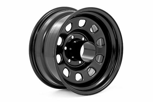 Steel Wheel Black 15x8 5x4.5 3.30 Bore -19 RC