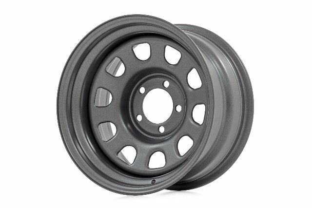 Steel Wheel Gray 15x8 5x4.5 3.30 Bore -19 RC