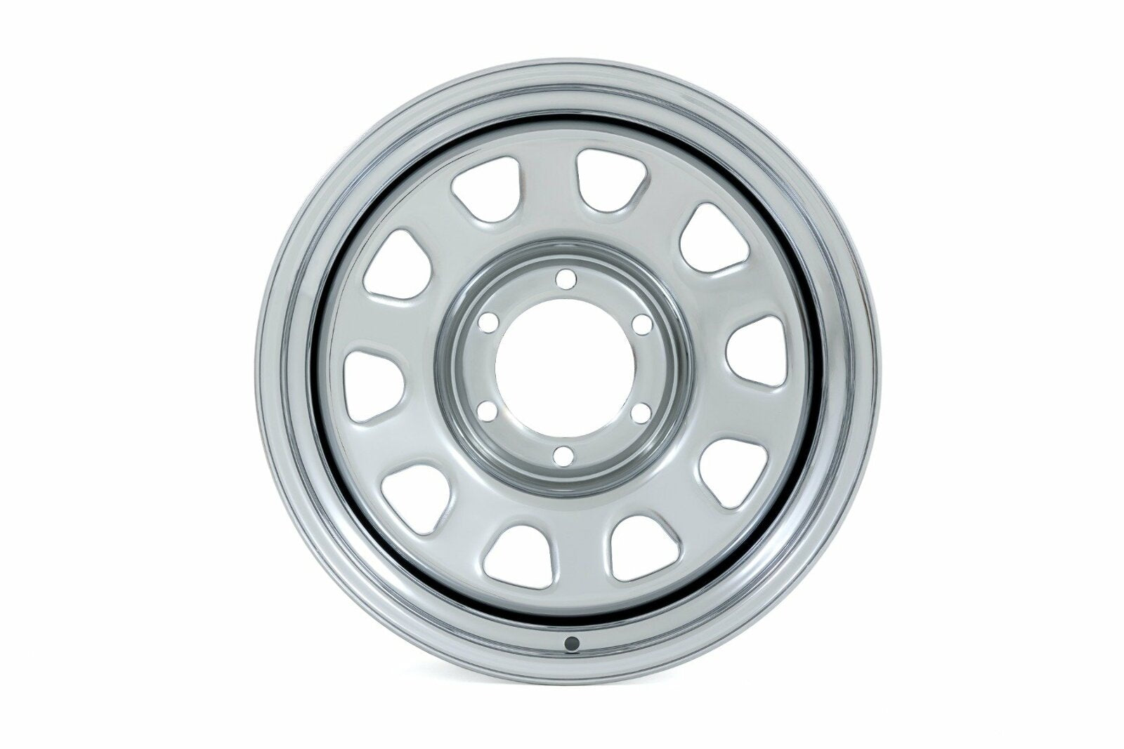 Rough Country Steel Wheel Chrome 17x9 6x5.5 4.25 Bore -12mm