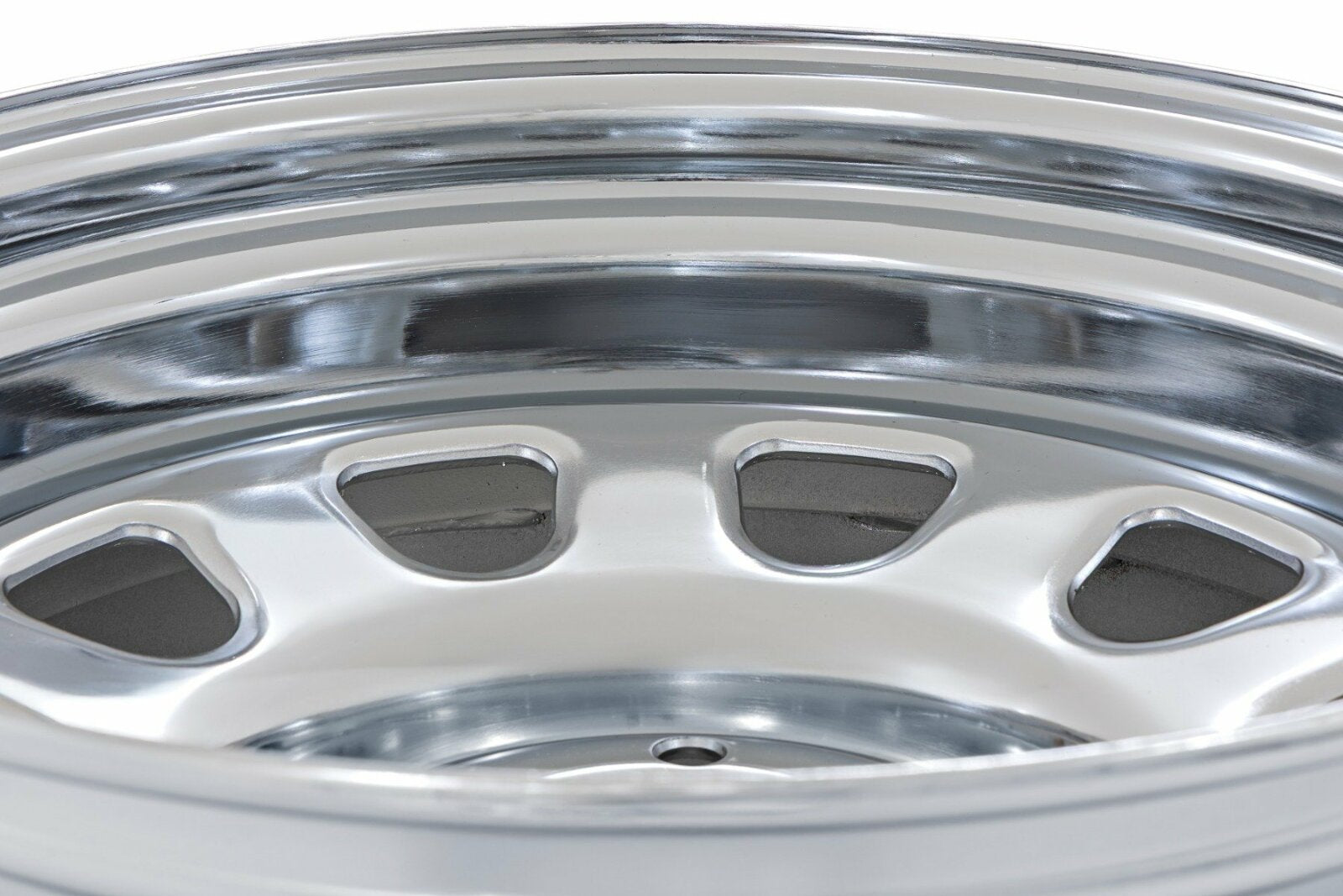 Rough Country Steel Wheel Chrome 16x8 5x4.5 3.30 Bore -6mm