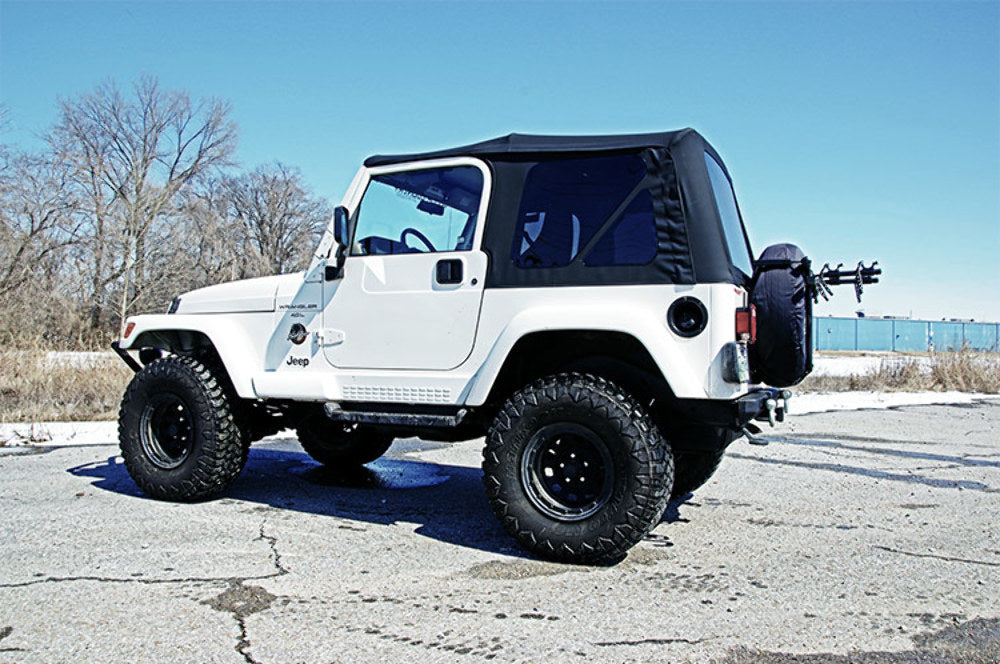 Rough Country Replacement Soft Top Black 97-06 TJ Wrangler Full Steel Doors RC85020.35