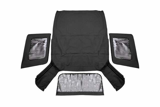 Jeep Replacement Soft Top Black 07-09 JK Wrangler 2 Door -1