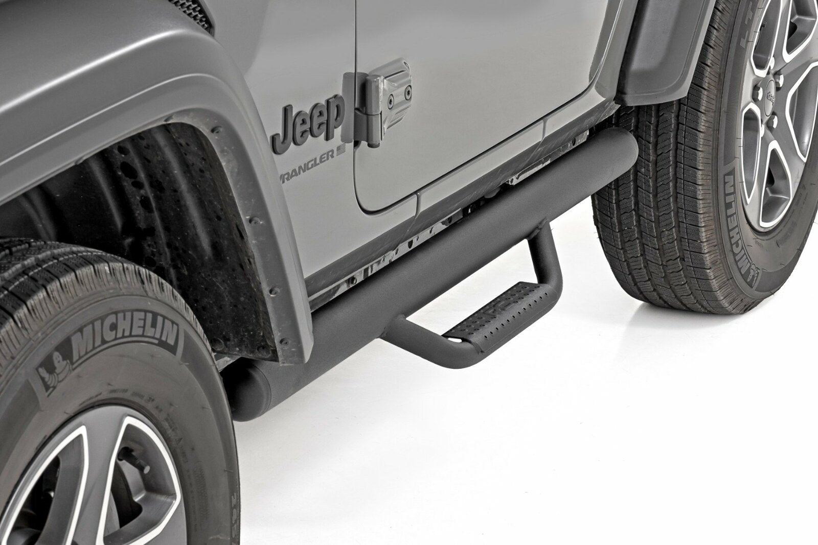 Rough Country Nerf Steps | Full Length | 2 Door | for Jeep Wrangler JL 4WD 18-25