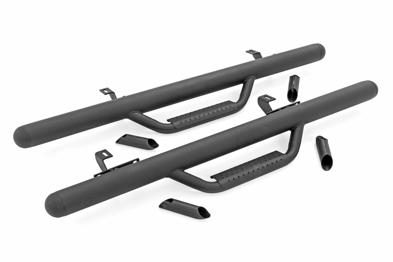 Rough Country Nerf Steps Full Length 2 Door for Jeep Wrangler JL 4wd 18-25