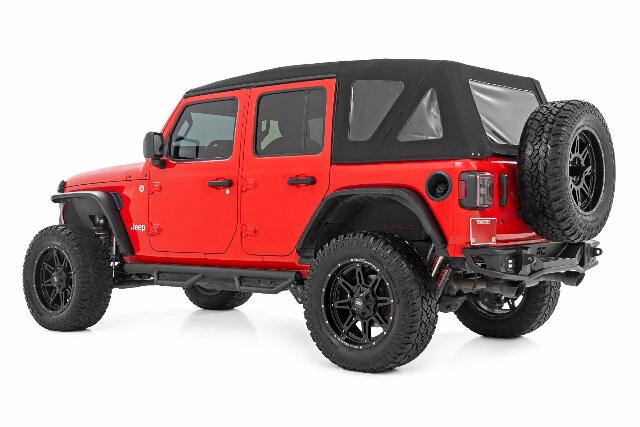 Nerf Steps Wheel to Wheel 4Dr Jeep Wrangler JLU 18-24 RC -2