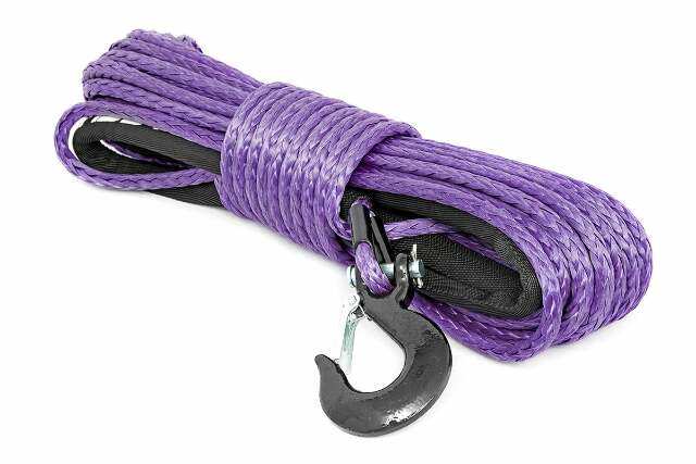 Synthetic Rope-Purple 85 feet high quality 3/8in synthetic rope -1