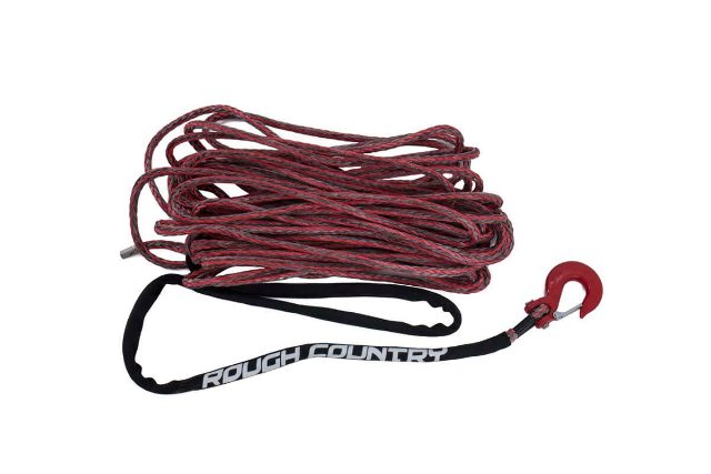 Synthetic Rope-Red /Grey 85 feet high quality 3/8" synthetic -2