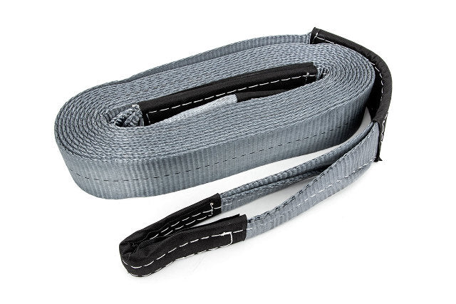 Recovery Strap Rated up to 16,000lbs 30ft long x 2.5in wide -2