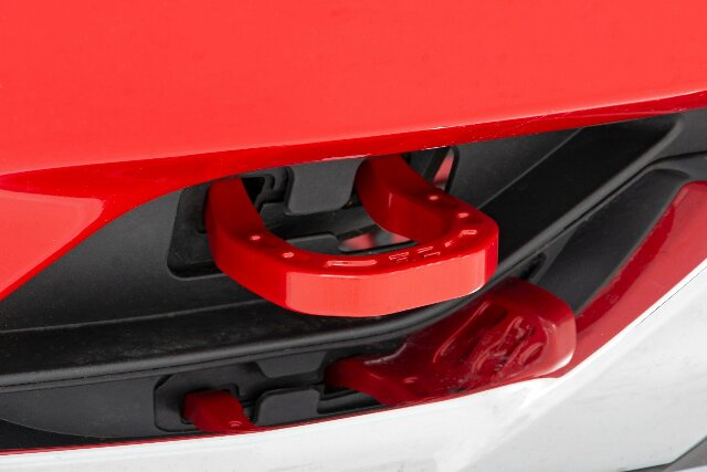 Tow Hooks Forged Red Chevy Silverado 1500 2WD/4WD 2014-2018 - -1