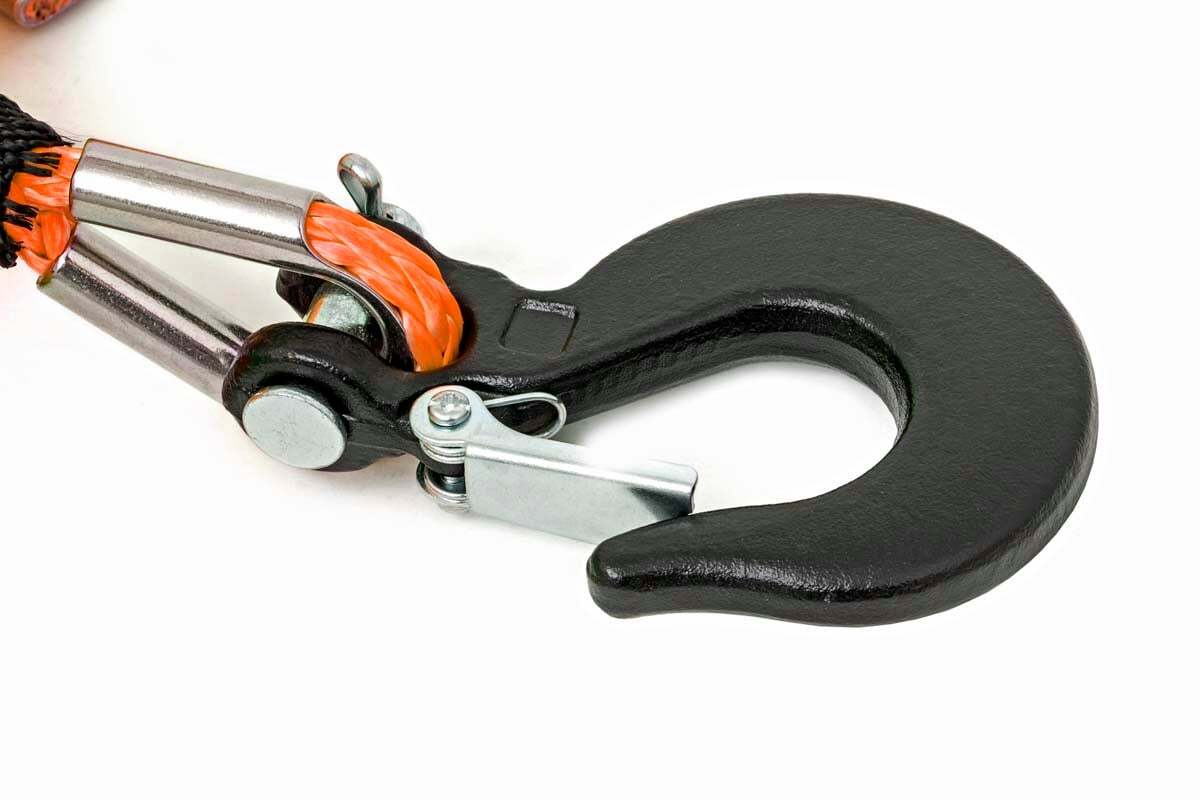 Rough Country Orange 1/4in Synthetic Winch Rope UTV, ATV RS143