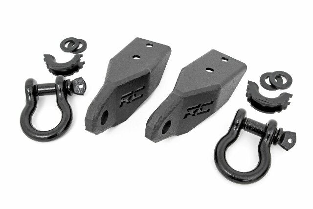 Toyota Tow Hook to Shackle Kit w/ D-Rings 07-20 Tundra -1