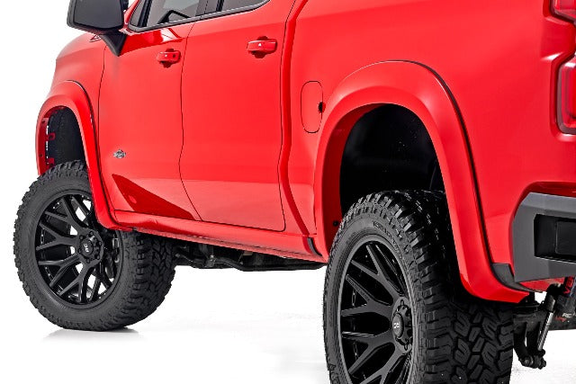 Rough Country Fender Flares Sport G6M Dark Ash Chevy Silverado 1500 19-26 S-C12210-G6M