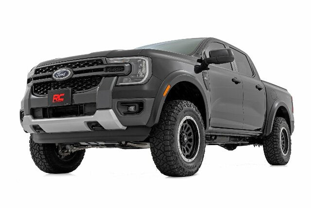 Rough Country Fender Flares Sport G1 Absolute Black for Ford Ranger 2024-2026 S-F12401-G1
