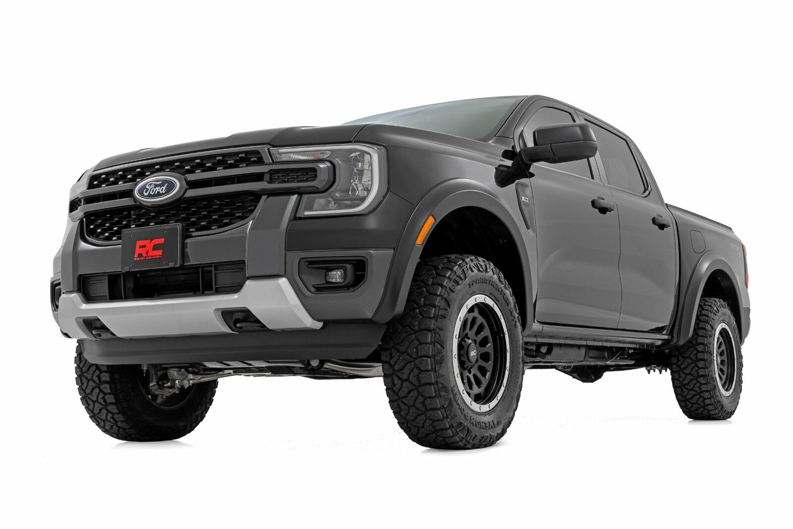 Rough Country Fender Flares Sport G1 Absolute Black for Ford Ranger 2024 -2