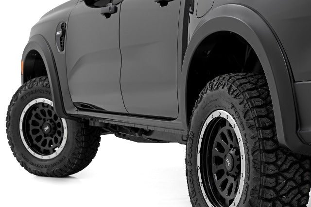 Rough Country Fender Flares Sport G1 Absolute Black for Ford Ranger 2024-2026 S-F12401-G1