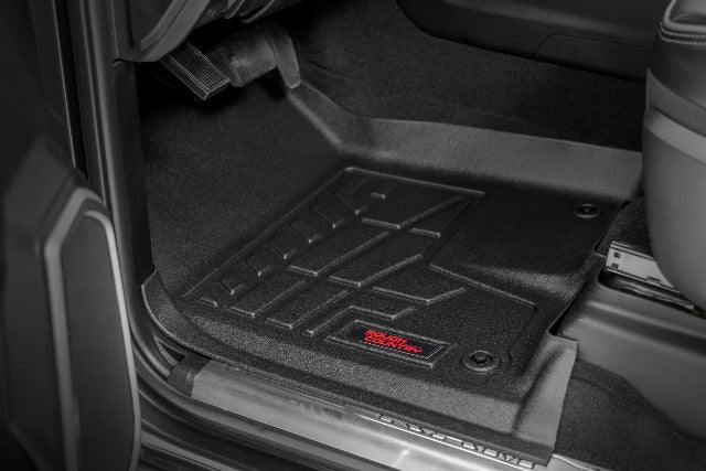 Rough Country Heavy Duty Floor Mats Frt/Rear 99-07 for Ford Super Duty Crew Cab -2