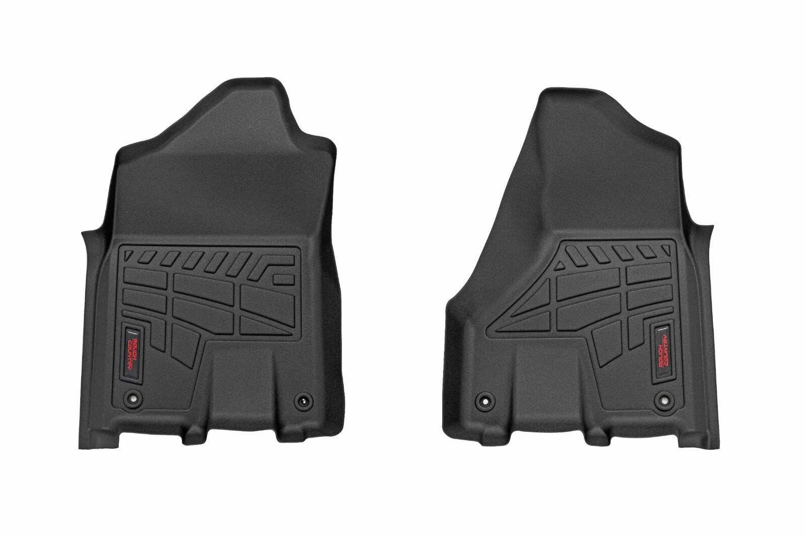 Rough Country Sure-Fit Floor Mats Front Bucket Crew for Ram 2500/3500 19-25