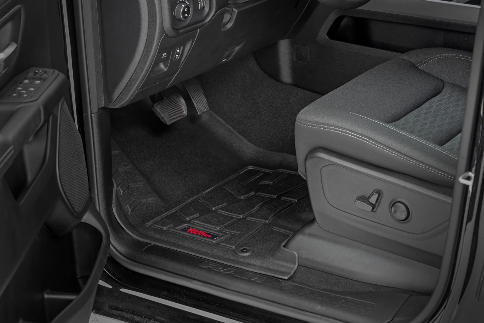Rough Country Sure-Fit Floor Mats Front & Rear Crew for Ram 1500 2025 -2