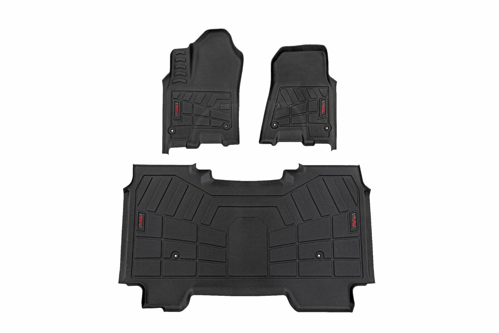Rough Country Sure-Fit Floor Mats Front & Rear Crew for Ram 1500 2025