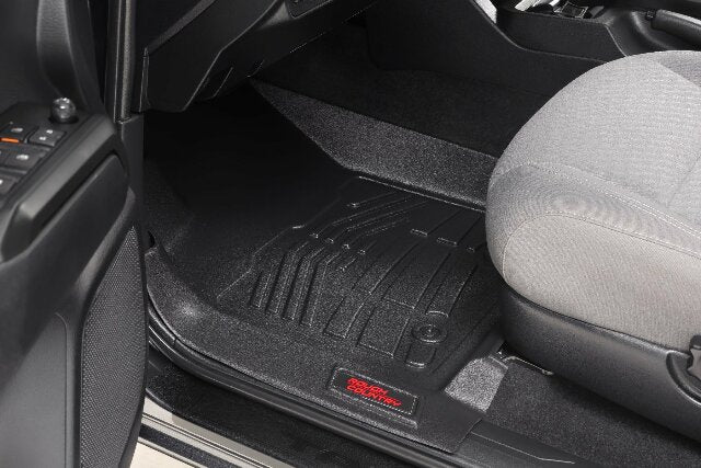 Rough Country Sure-Fit Floor Mats Front for Toyota Tacoma 2016-2023 SM7121