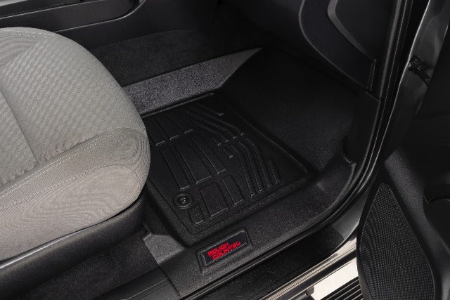Rough Country Sure-Fit Floor Mats Front & Rear for Toyota Tacoma 16-23 SM71216