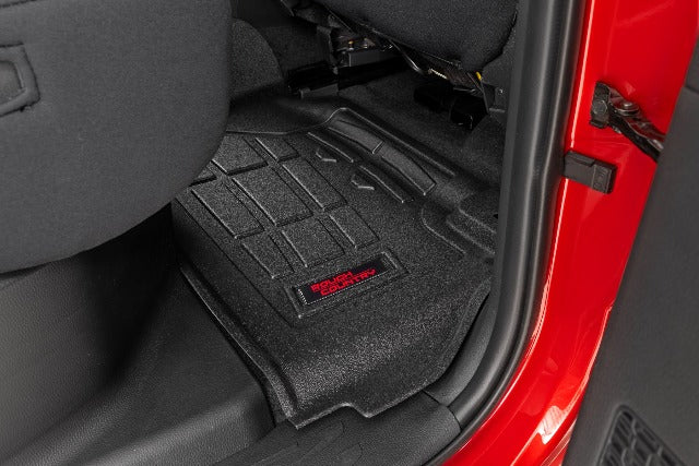 Rough Country Sure-Fit Floor Mats Front/Rear Crew for Toyota Tacoma 24-25 -4